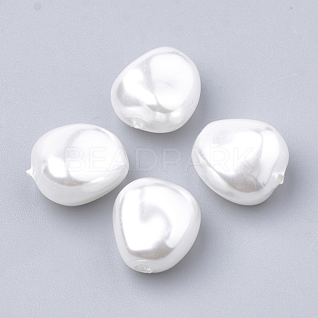 Eco-Friendly Plastic Imitation Pearl Beads MACR-T013-05-1