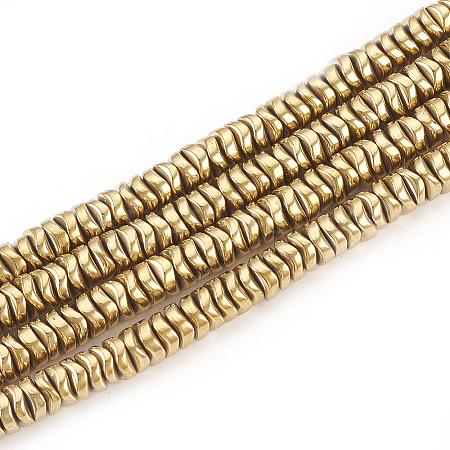 Electroplate Non-magnetic Synthetic Hematite Beads Strands X-G-T061-179J-1