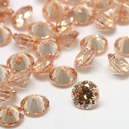 Cubic Zirconia Cabochons ZIRC-M002-5mm-001-1