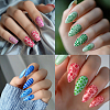 Stainless Steel DIY Nail Art Templates MRMJ-WH0092-060-7