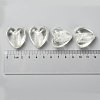 Handmade Silver Foil Glass Beads X-FOIL-R050-28x15mm-10-4