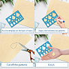 Acrylic Earring Handwork Template DIY-WH0359-021-3