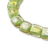 Handmade Gold Foil and Silver Foil Lampwork Beads FOIL-C001-01A-10-3