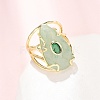 Natural Green Aventurine Cuff Rings GG-CBA5FCC-03G-02-2