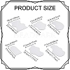 6Pcs 6 Styles Acrylic Mirror AJEW-GO0002-06-2