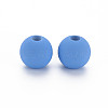 Rubberized Style Acrylic Beads MACR-T042-04A-01A-2