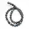 Natural Larvikite Beads Strands G-R345-4mm-33-2