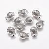 Tibetan Style Alloy Beads TIBEB-6794-AS-NR-1