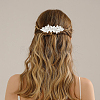 2Pcs Alloy with Glass Rhinestone Hair Barrettes OHAR-BBC0001-01-5
