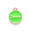Alloy Enamel Pendants X-ENAM-S124-01A-06D-3