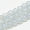 Electroplate Glass Beads Strands EGLA-Q108-8mm-09-1