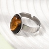 Adjustable 304 Stainless Steel Finger Rings for Women GG-CBA7994-04P-18-3