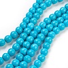 Synthetic Turquoise Beads Strands X-TURQ-G106-8mm-02F-1