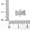 Brass Micro Pave Cubic Zirconia Connector Charms KK-U056-53P-3