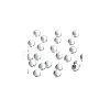100Pcs Natural Quartz Sphere Beads G-NB0005-51A-8