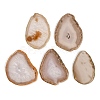 Dyed & Heated Natural Agate Slice Big Pendants GG-CBAAF67-02E-1