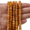 Natural Topaz Jade Bead Strands G-D344-A36-02-2
