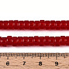 Transparent Glass Beads Strands GLAA-N028-3x6mm-02-4