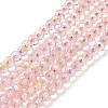 Electroplate Glass Beads Strands EGLA-A034-T3mm-L18-1