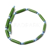 Handmade Lampwork Chevron Beads LAMP-Z019-01-11-2
