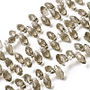 Crystal Glass Beads Strands X-GLAA-D033-29-1