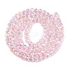 Electroplate Glass Beads Strands EGLA-A044-T4mm-B10-2