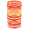 Polymer Clay Heishi Surfer Stretch Bracelets Set BJEW-SW00126-1