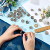Alloy Shank Buttons FIND-WH0199-427P-3