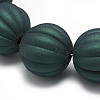 Rubberized Style Acrylic Beads MACR-Q202-X03-2