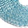Dyed Imitation Gemstone Glass Beads Strands GL-Z001-03B-12-2