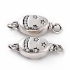 925 Sterling Silver Bayonet Clasps STER-D035-15AS-1
