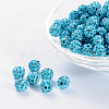 Pave Disco Ball Beads X-RB-A140-8mm-6-1