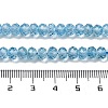 Natural Blue Topaz Beads Strands G-B088-D05-03-5