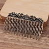 Iron Hair Combs Findings OHAR-PW0001-394AB-1