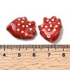 Handmade Porcelain Beads X-PORC-K010-06F-3