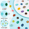 HOBBIESAY 40Pcs 20 Styles Mixed Gemstone Cabochons G-HY0001-54-4