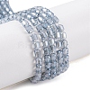 Electroplate Glass Beads Strands EGLA-D031-01-03-2