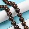 Natural Yellow Tiger Iron Beads Strands G-C079-A03-04-2
