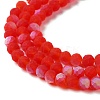 Transparent Glass Beads Strands X1-EGLA-A034-T4mm-MB01-4