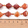 Natural Weathered Agate Beads Strands G-A321-G02-01-4