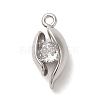 Marine Animal Theme
Platinum  Brass Micro Pave Clear Cubic Zirconia Pendants KK-U031-01P-01-1