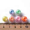 Opaque Acrylic Beads MACR-S370-D10mm-M1-4