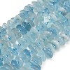 Natural Aquamarine Beads Strands G-Z124-A03-01-2
