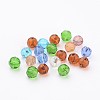 Faceted Glass Round Beads X-GF6MM-2