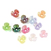 UV Plating Opaque Acrylic Bead Cap OACR-K001-39-1