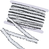 25M Nylon Elastic Pleated Lace Trim OCOR-CY0001-13F-1