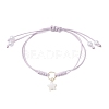 4Pcs 4 Colors Star Freshwater Shell Charm Bracelets BJEW-JB12415-3