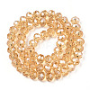Electroplate Glass Beads Strands EGLA-A034-T10mm-A30-3