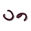 Spray Painted Iron Open Jump Rings IFIN-T017-04B-03-3