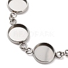 Non-Tarnish 304 Stainless Steel Bracelet Making SA-CBAFBB7-02P-A-2